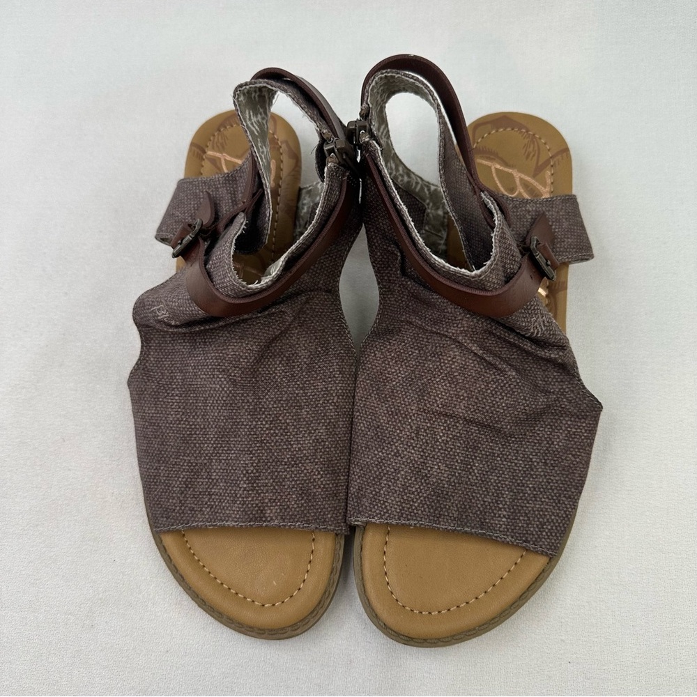 Blowfish Malibu Brisa 2 Wedge Sandal Brown 9 - Picture 3 of 11
